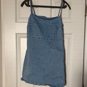 Zara Blue Denim Mini Dress